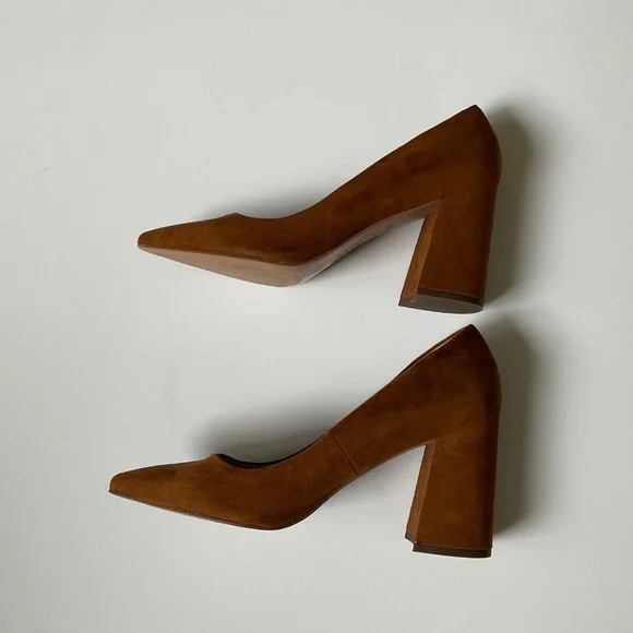 CHARLES by CHARLES DAVID Vasto Pointed Toe Heels Rust/Brown Size 9.5 EUC - Picture 4 of 8